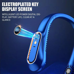Mini Bladeless Fan, Neck Fan, Cool Wind Blows all over the Body