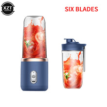 Load image into Gallery viewer, 400ml Portable Mini Electric Fruit Juicer USB Charging Lemon Orange Fruit Juice Cup Smoothie Blender Machine kitchen Appliances
