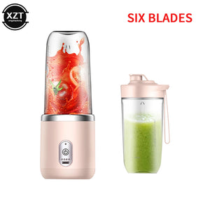 400ml Portable Mini Electric Fruit Juicer USB Charging Lemon Orange Fruit Juice Cup Smoothie Blender Machine kitchen Appliances