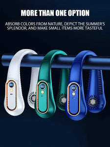 Mini Bladeless Fan, Neck Fan, Cool Wind Blows all over the Body