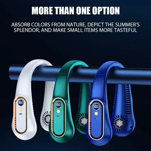 Mini Bladeless Fan, Neck Fan, Cool Wind Blows all over the Body