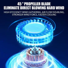 Load image into Gallery viewer, Mini Bladeless Fan, Neck Fan, Cool Wind Blows all over the Body
