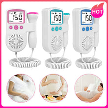 Load image into Gallery viewer, Doppler Fetal Heart rate Monitor Home Pregnancy Baby Fetal Sound Heart Rate Detector LCD Display No Radiation
