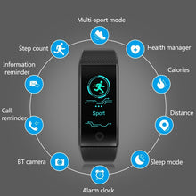 Load image into Gallery viewer, Fit Smart Bracelet QW18, Bluetooth, Heart Rate, Waterproof
