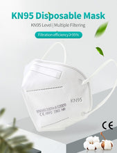 Load image into Gallery viewer, KN95 Face Masks, Fabric Respiratory Mask - 100 Pcs
