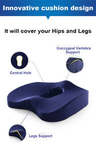 Memory Foam Seat Cushion Orthopedic Pillow Office Chair Cushion Support