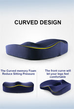 Load image into Gallery viewer, Memory Foam Seat Cushion Orthopedic Pillow Office Chair Cushion Support
