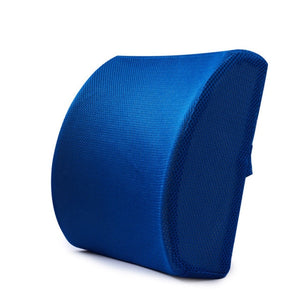 Soft Memory Foam Lumber Support Back Massager Pillow