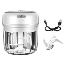 Load image into Gallery viewer, Electric Garlic Masher Mini Chopper Vegetable Chili Meat Ginger Masher USB Charging
