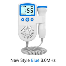 Load image into Gallery viewer, Doppler Fetal Heart rate Monitor Home Pregnancy Baby Fetal Sound Heart Rate Detector LCD Display No Radiation
