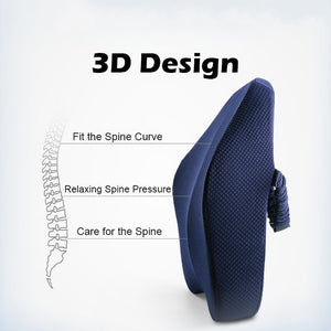 Memory Foam Seat Cushion Orthopedic Pillow Office Chair Cushion Support
