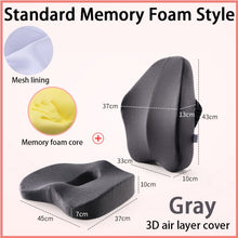 Load image into Gallery viewer, Memory Foam Seat Cushion Orthopedic Pillow Office Chair Cushion Support
