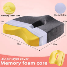 Load image into Gallery viewer, Memory Foam Seat Cushion Orthopedic Pillow Office Chair Cushion Support
